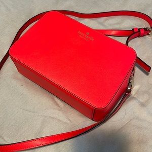 Red/Orange Kate Spade Bag. Perfect color for Spring, never used!